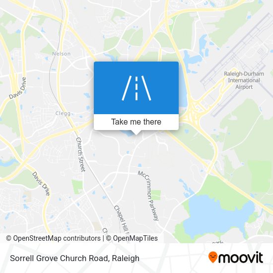Sorrell Grove Church Road map