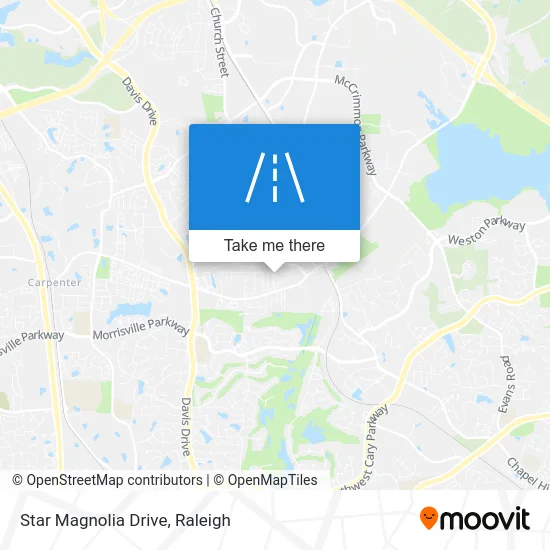 Star Magnolia Drive map