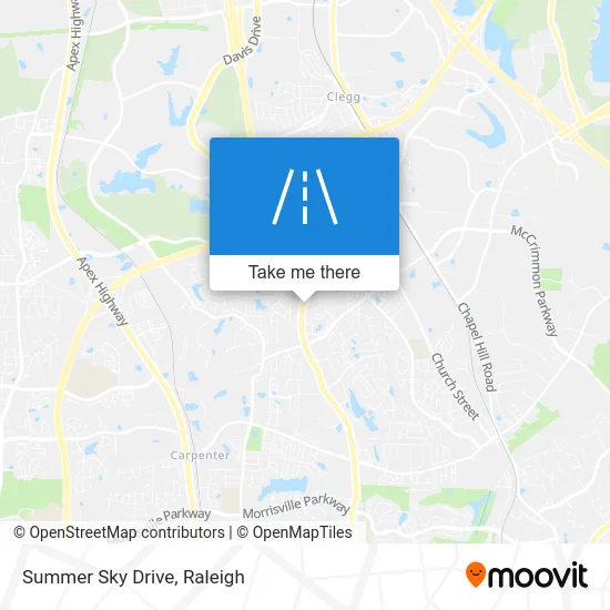 Summer Sky Drive map