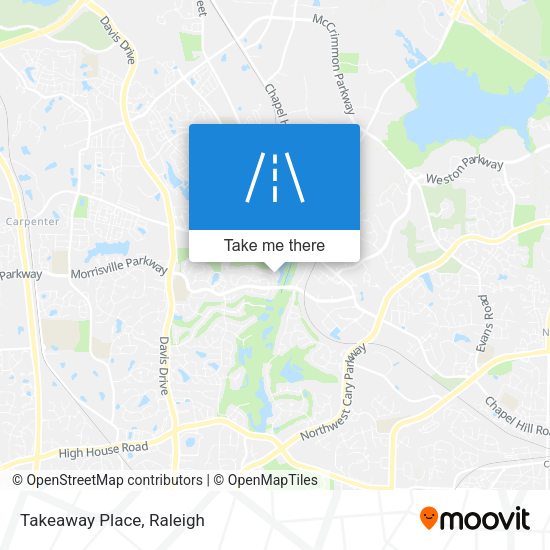 Mapa de Takeaway Place