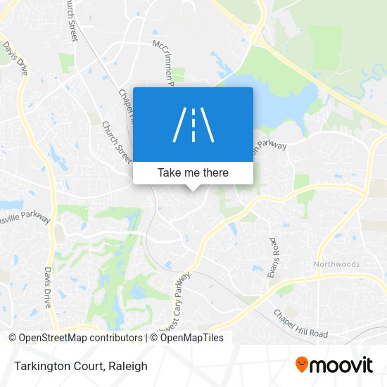 Mapa de Tarkington Court