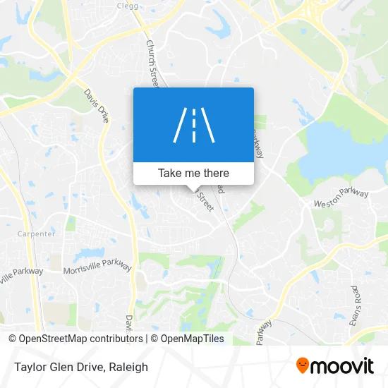 Taylor Glen Drive map