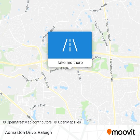 Mapa de Admaston Drive