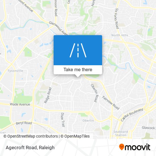 Agecroft Road map