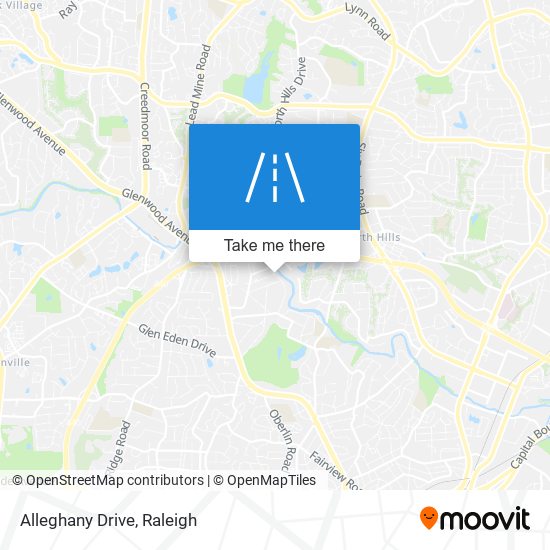 Alleghany Drive map