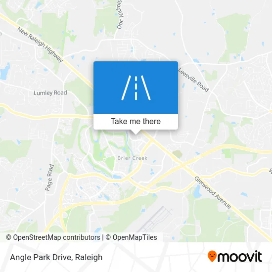 Angle Park Drive map