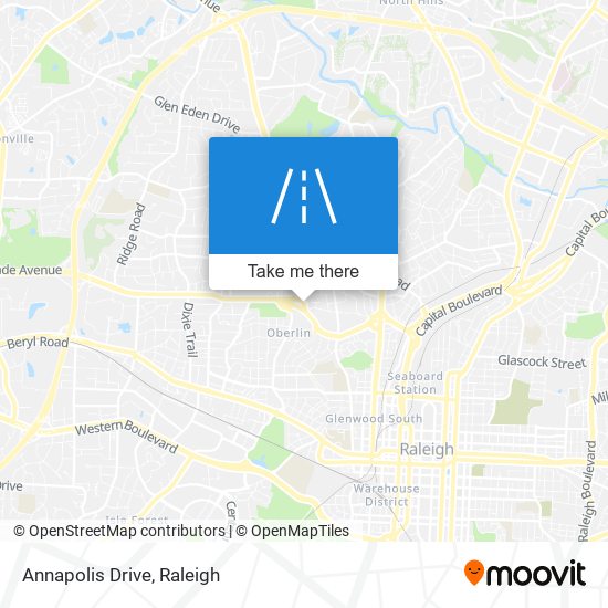 Annapolis Drive map