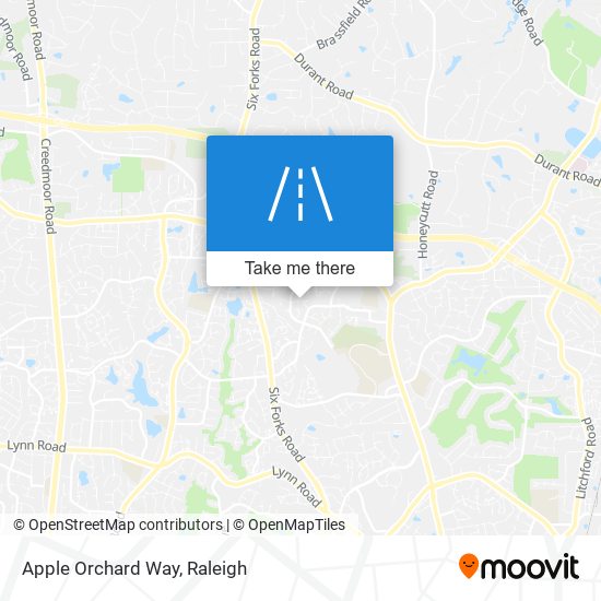 Apple Orchard Way map
