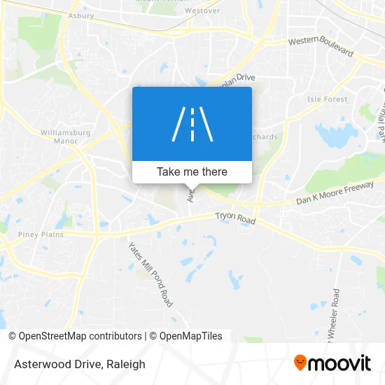 Asterwood Drive map