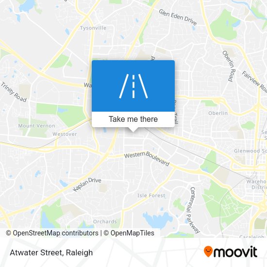 Mapa de Atwater Street