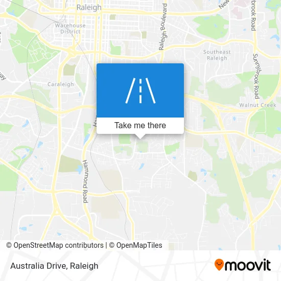 Australia Drive map