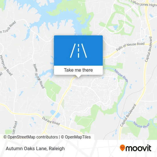 Autumn Oaks Lane map