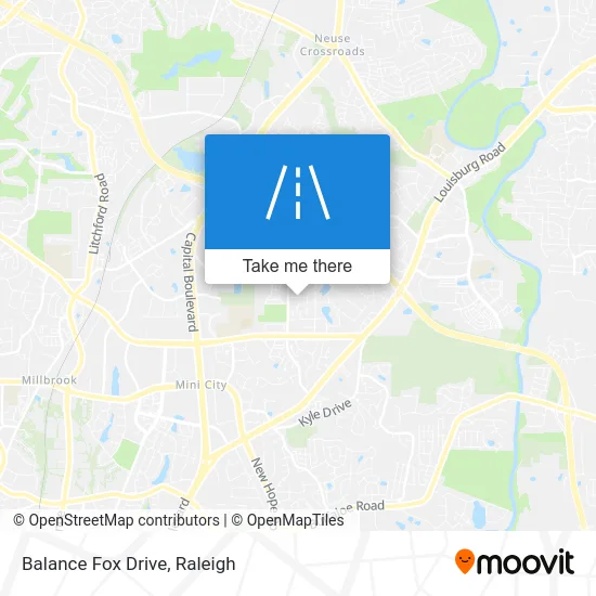 Balance Fox Drive map