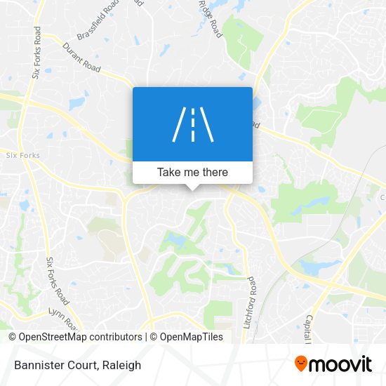 Mapa de Bannister Court