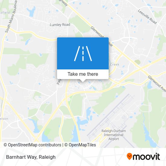 Mapa de Barnhart Way