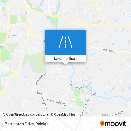 Barrington Drive map