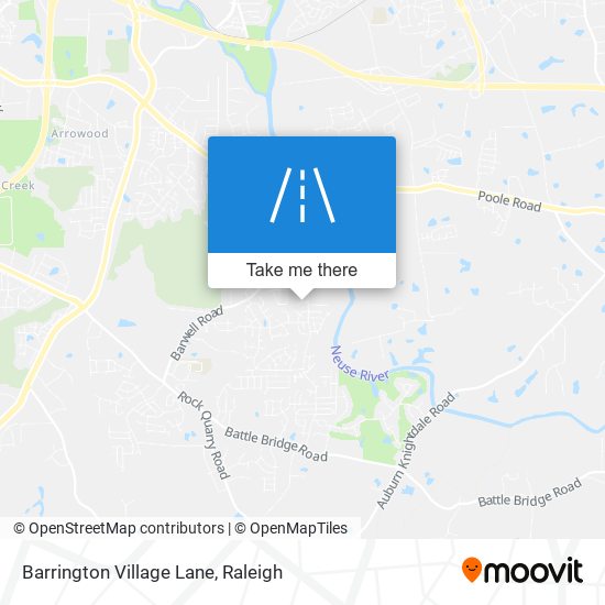 Barrington Village Lane map
