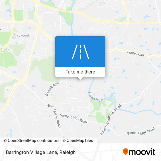 Barrington Village Lane map