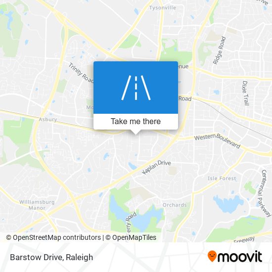 Barstow Drive map