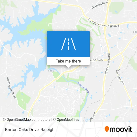 Barton Oaks Drive map