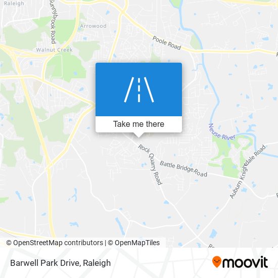 Barwell Park Drive map