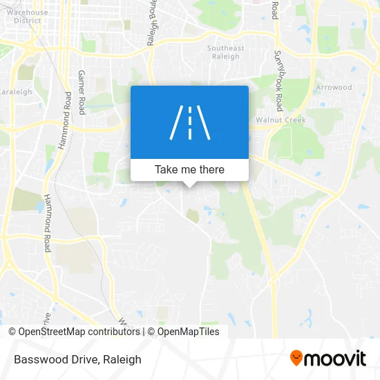 Basswood Drive map