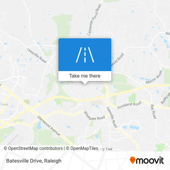 Batesville Drive map