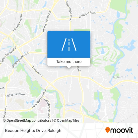 Beacon Heights Drive map