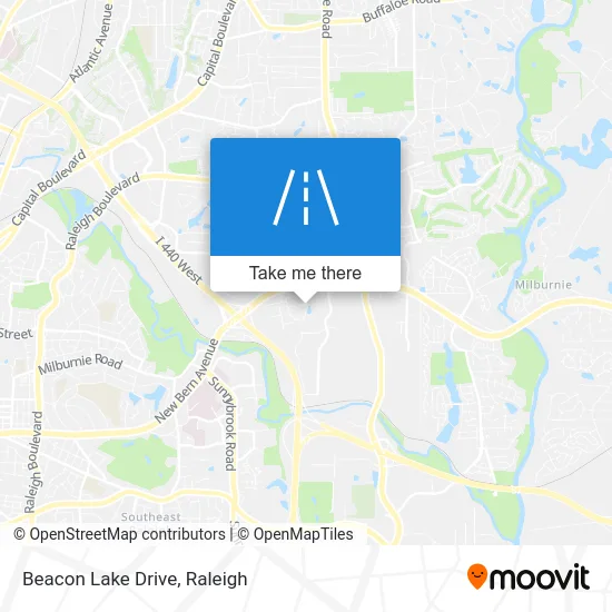 Beacon Lake Drive map