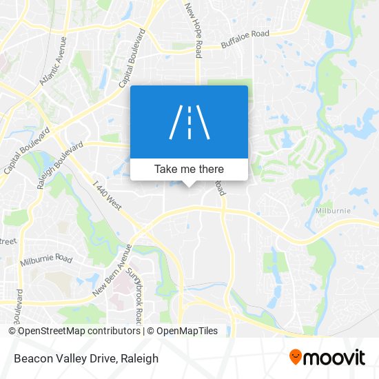 Beacon Valley Drive map