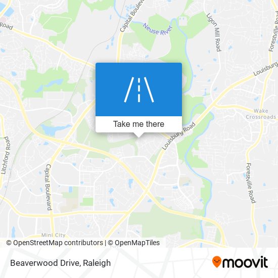 Beaverwood Drive map