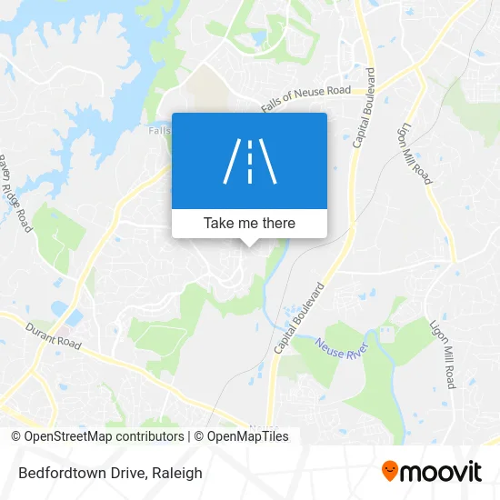 Bedfordtown Drive map