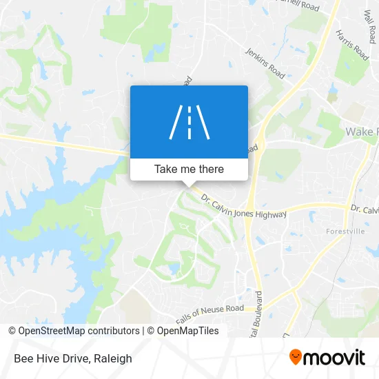 Bee Hive Drive map