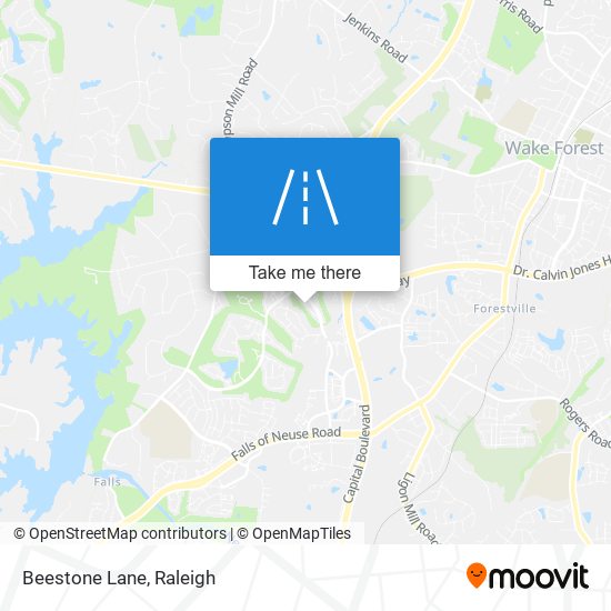 Beestone Lane map