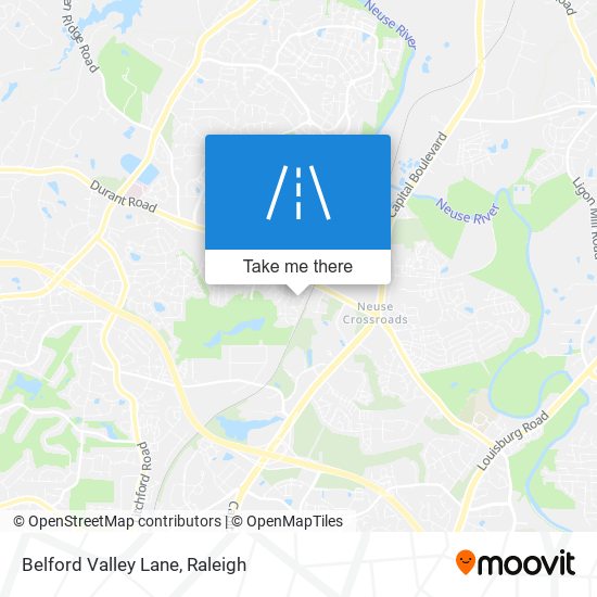 Belford Valley Lane map