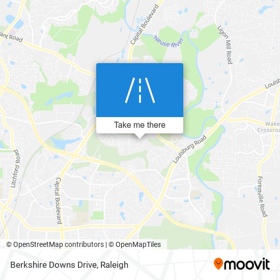 Berkshire Downs Drive map