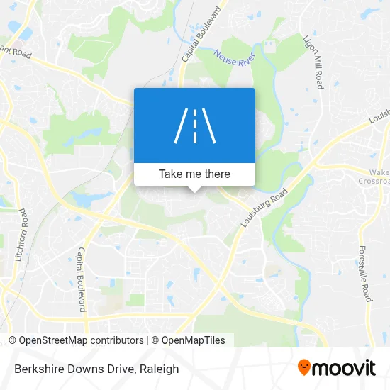 Berkshire Downs Drive map