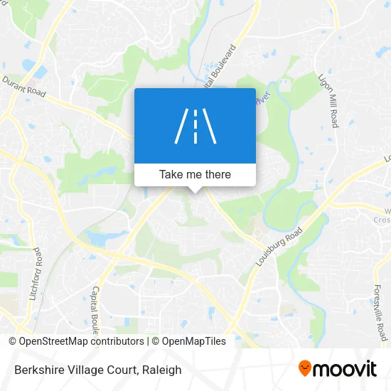 Berkshire Village Court map