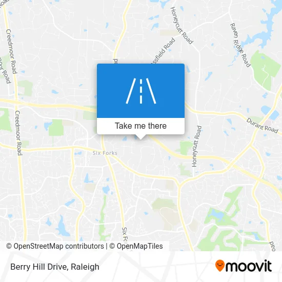 Berry Hill Drive map