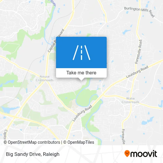 Big Sandy Drive map
