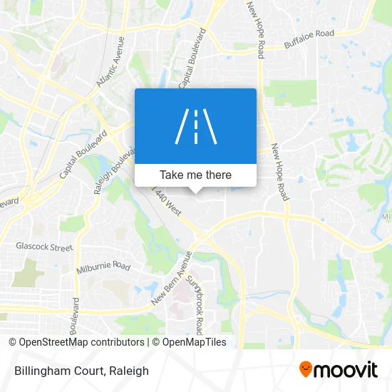 Billingham Court map