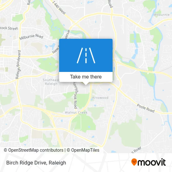 Birch Ridge Drive map