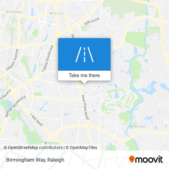 Birmingham Way map