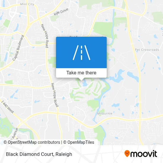 Black Diamond Court map