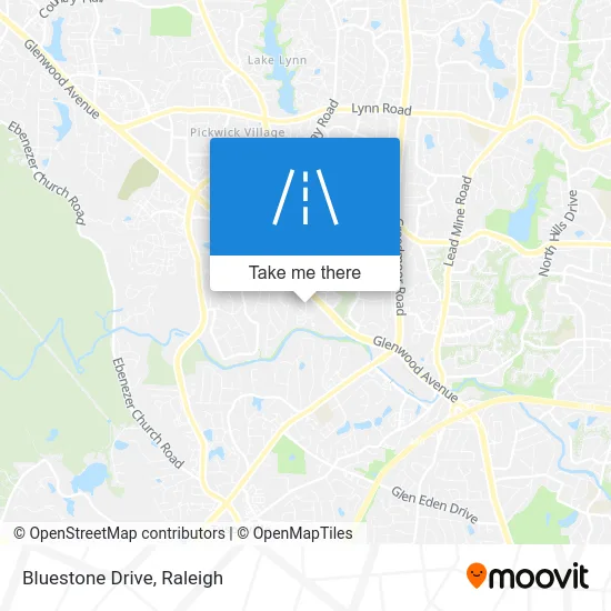 Bluestone Drive map