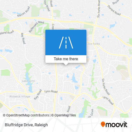 Bluffridge Drive map