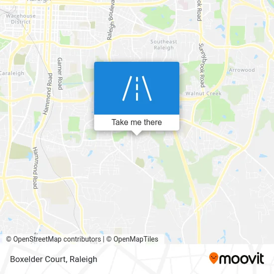 Boxelder Court map