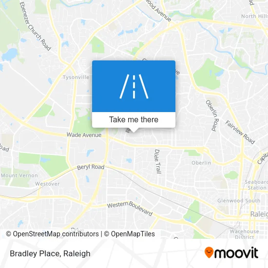 Bradley Place map