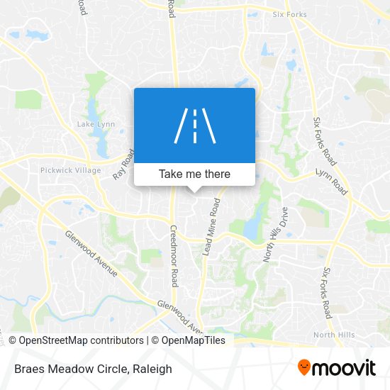 Mapa de Braes Meadow Circle