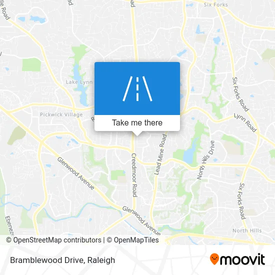 Bramblewood Drive map